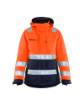 Blaklader naiste HighVis talvejope oranž/t.sinine M