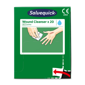 Salvequick 323700 haavapuhasti täitepakend 20tk