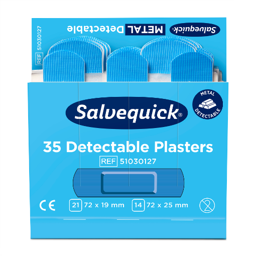 Salvequick 51030127 plaaster detektoriga avastatav 35tk täitepakk