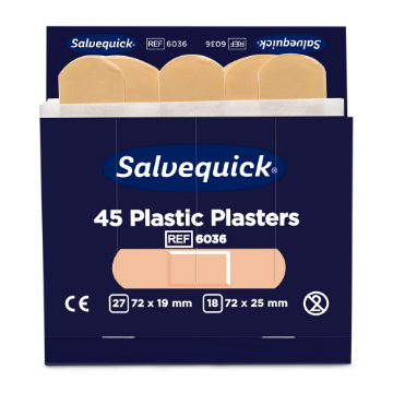 Salvequick 6036 kileplaastrid 6x45tk täitepakk