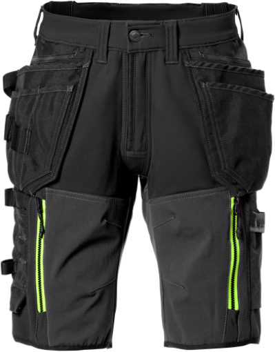 Fristads 2567 STP Stretch lüh.püksid must C56