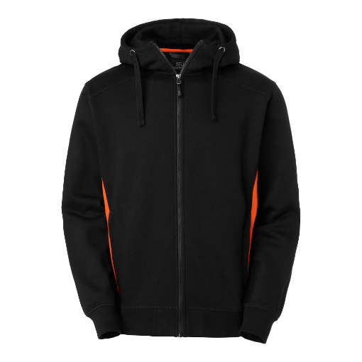 SW Franklin kapuutsiga dressipluus oranz/must XXL
