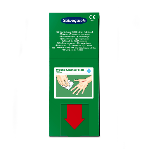 Salvequick 3227 haavapuhastussalvrätikud 0,9% NaCl 40tk