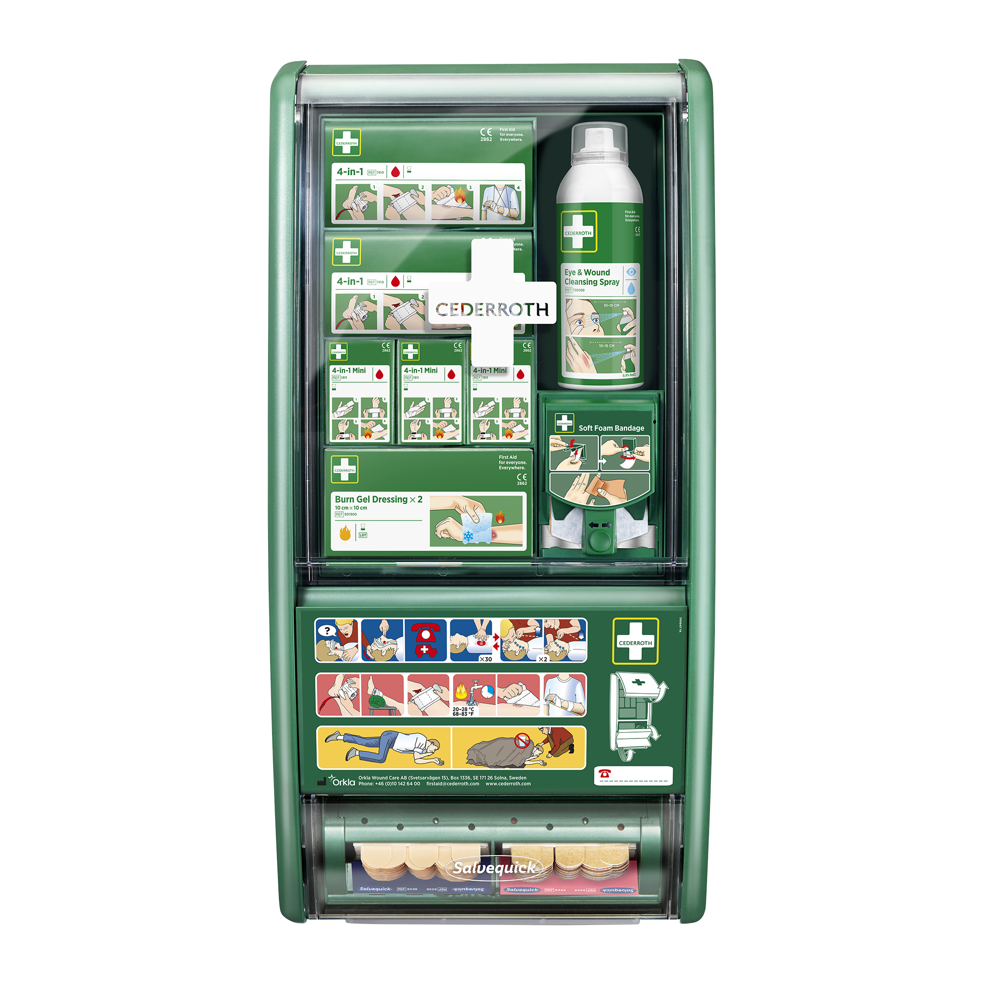 Cederroth 51011026 täiskomplektne esmaabikapp