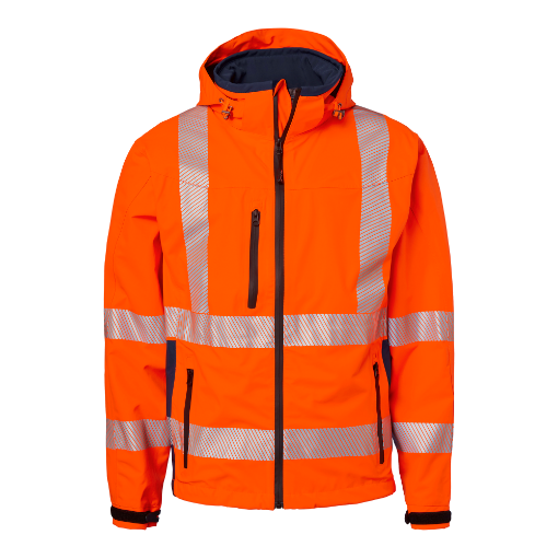 Top Swede 6718 Hi-Vis tuule- ja veekindel jakk oranz M