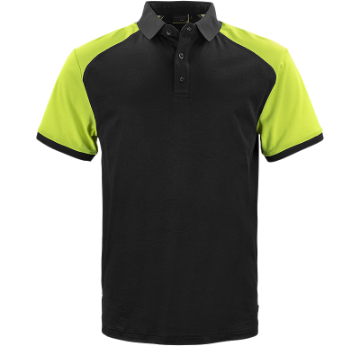 Texstar PS22 HiVis polosärk kollane/must M