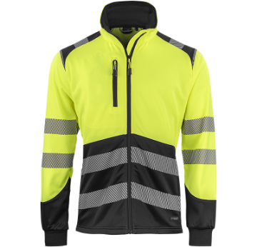 Texstar FJ86 HiVis dressipluus kollane/must XXL