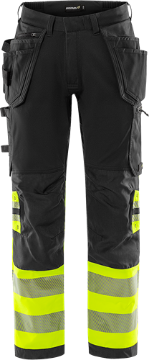 Fristads 2643 GSTP tööpüksid kl 1 Hi-Vis kollane/must C46