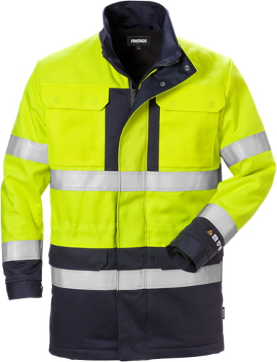 Fristads 4589 FLAM tulekindel talve parka Hi-Vis kol/merev.sin M