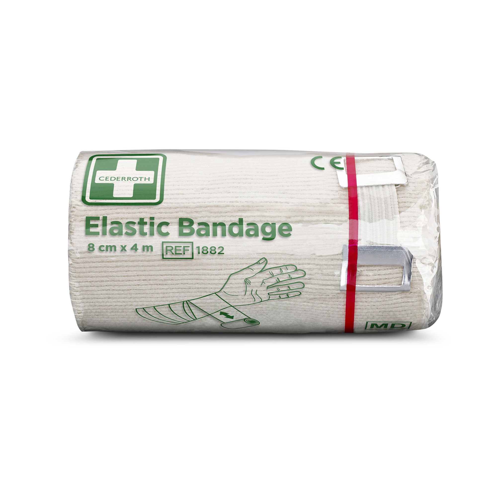 Cederroth 1882 elastikside, 8cm x 4m