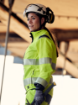 Fristads 4647 GSTP Green jope Hi-Vis kollane/must M