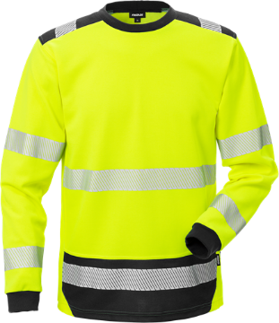 Fristads 7724 THV HI-VIS T-särk kollane/must XL