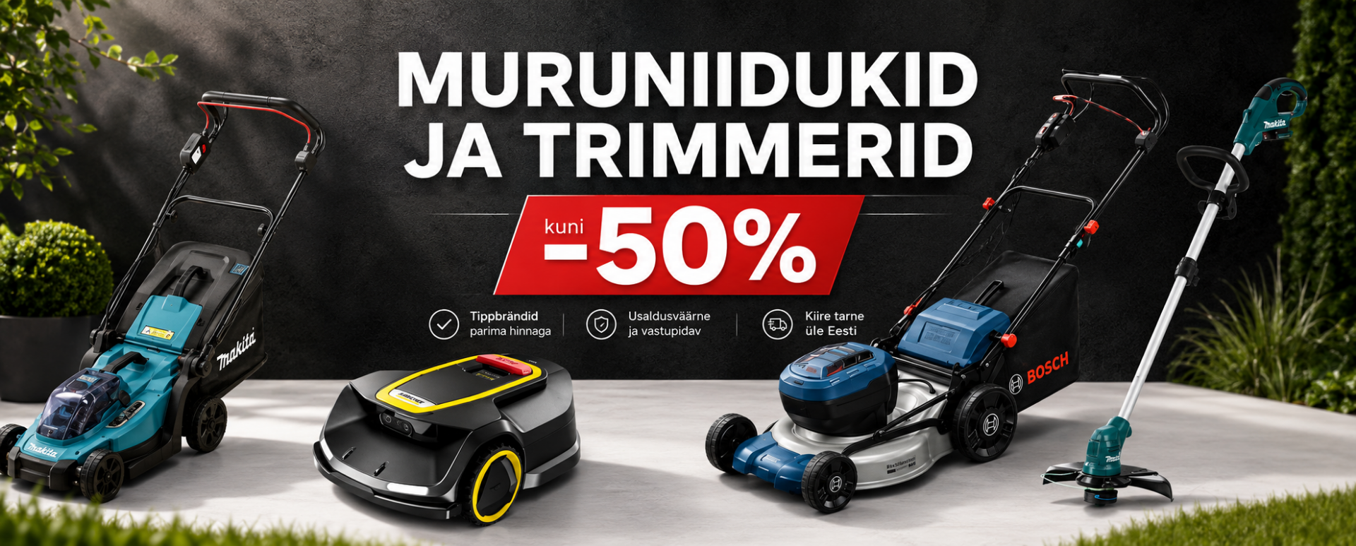 muruniidukid ja trimmerid