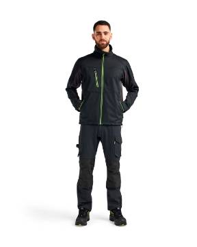 Blaklader softshell-jakk must/kollane M