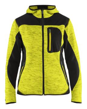 Blaklader kootud softshell-naistejakk hall / must XXL