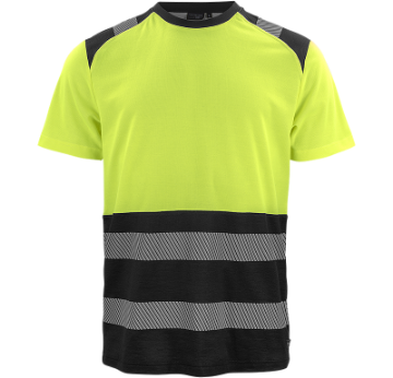 Texstar TS22 HiVis T-särk kollane/must 5XL