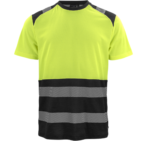 Texstar TS22 HiVis T-särk kollane/must 5XL