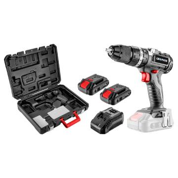 Energy+ Kit: 18V brushless drill/driver with impact, 2x 2Ah battery pack, charger, carrying case, cordless drill/driver 18V brushless drill/driver with impact, 2x 2Ah batteries, charger, carrying case