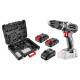 Energy+ Kit: 18V brushless drill/driver with impact, 2x 2Ah battery pack, charger, carrying case, cordless drill/driver 18V brushless drill/driver with impact, 2x 2Ah batteries, charger, carrying case