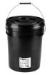 Bucket with separator and cap