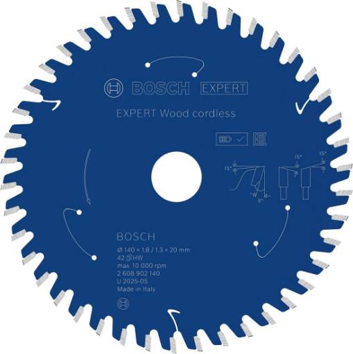 Expert for Wood 140x20x1.8/1.3x42T