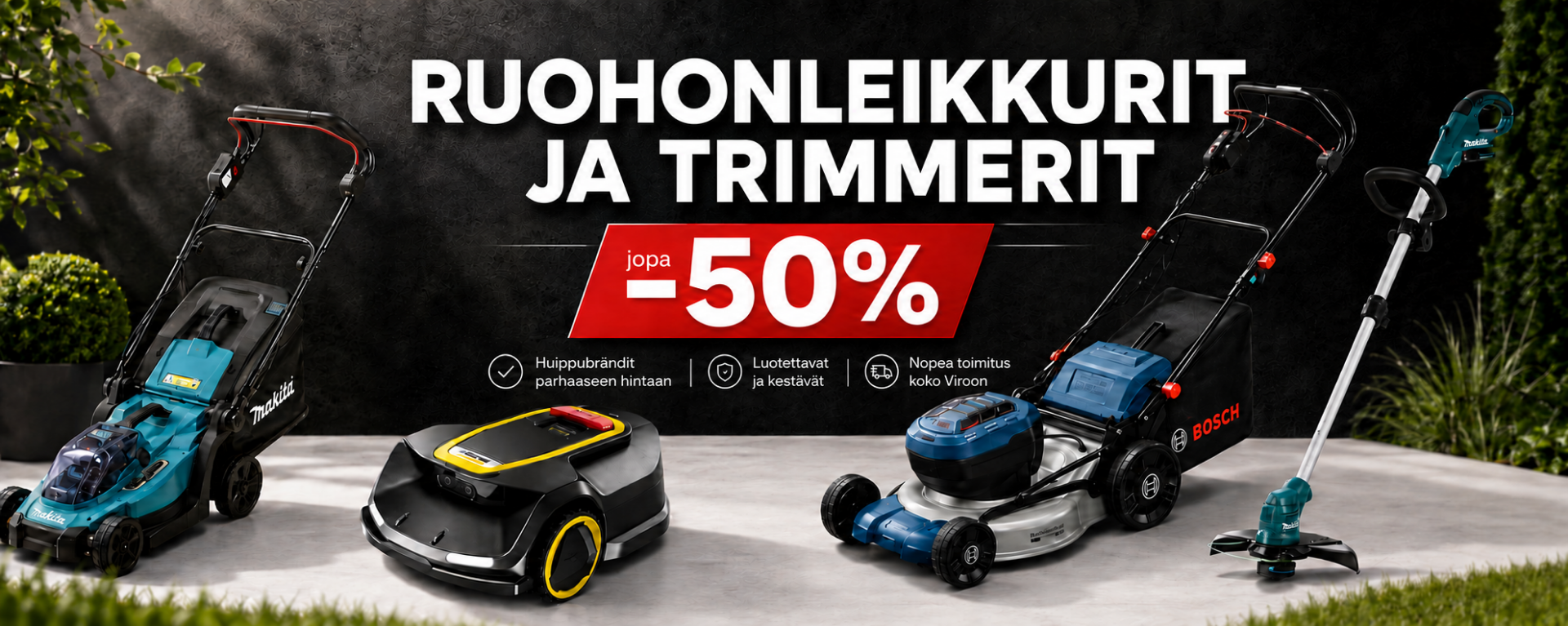 muruniidukid ja trimmerid