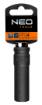 Long impact socket 1/2", 14 mm, Cr-Mo