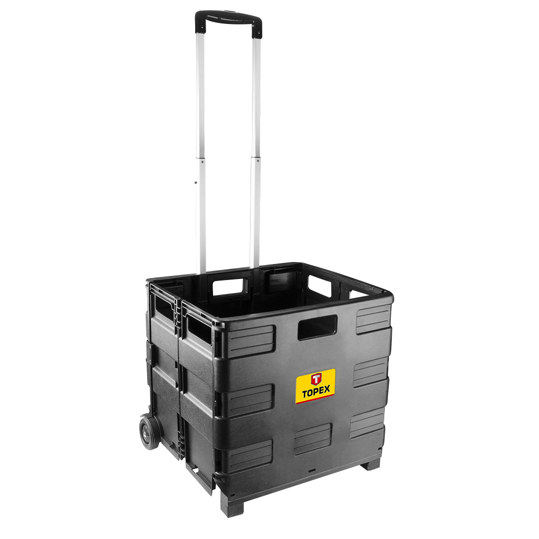 Hand trolley, folding box, 35 kg load capacity