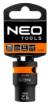 Impact socket 1/2", 12 mm, Cr-Mo