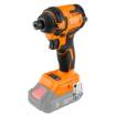 Impact screwdriver 18V Energy+, 300 Nm, brushless, hex 1/4", compact, without battery