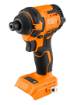 Impact screwdriver 18V Energy+, 300 Nm, brushless, hex 1/4", compact, without battery