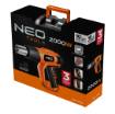 Heat gun 2000W, temperature range: I: 50°C, II: 70-600°C, case, digital display