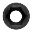 Impact socket 1/2", 17 mm, Cr-Mo