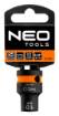 Impact socket 1/2", 10 mm, Cr-Mo