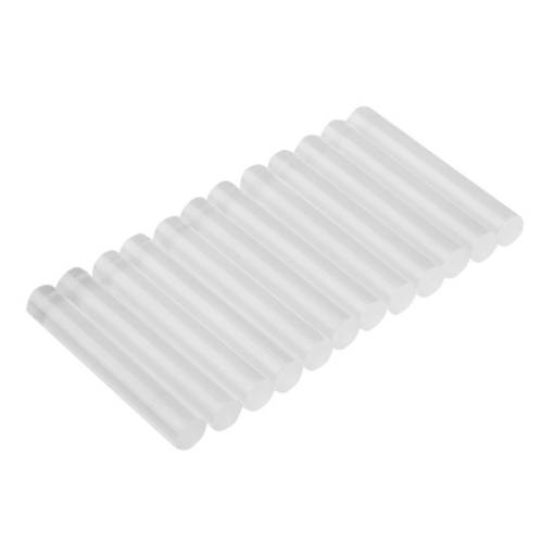 Glue sticks, 8 x 100 mm, 12 pcs, 31 g, transparent white