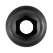 Long impact socket 1/2", 10 mm, Cr-Mo