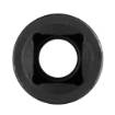 Long impact socket 1/2", 12 mm, Cr-Mo
