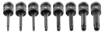 Torx impact bits on secket 1/2, set 8 pcs