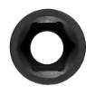 Impact socket 1/2", 15 mm, Cr-Mo