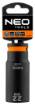 Long impact socket 1/2", 22 mm, Cr-Mo