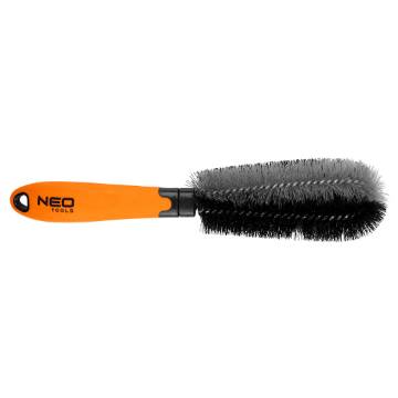 Wheel cleaning brush