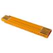 Folding wooden measuring tape 2 m, yellow