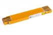 Folding wooden measuring tape 2 m, yellow