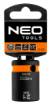 Impact socket 1/2", 21 mm, Cr-Mo