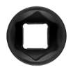 Impact socket 1/2", 21 mm, Cr-Mo