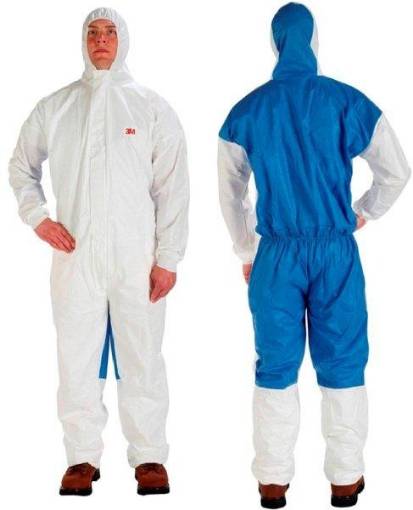 3M 4535 3XL kaitseülikond 5/6 sinine/valge FR/AR 20/kast