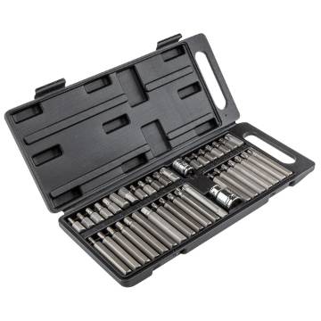 Spline, Torx, hexagon screwdriver bits, set 40 pcs
