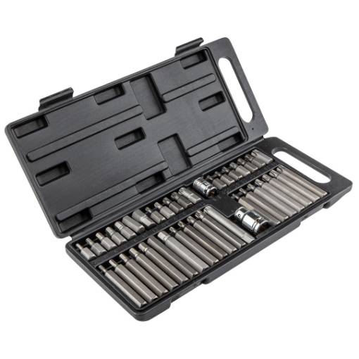 Spline, Torx, hexagon screwdriver bits, set 40 pcs