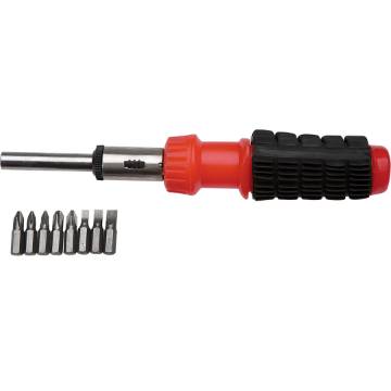 Screwdriver bits with holder, set 9 pcs
