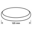 Velcro polishing pad 125 mm